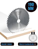 Пильный диск Millcut 190048 190x2,3/1,6x30 мм 48 зубьев ATB для торцевых пил