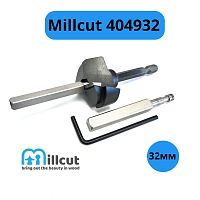 Фреза для ручек и заверток Morelli Luxury Essential 32х70 hex 6.35 Z2 RH Millcut 404932